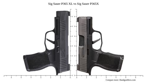 Sig P365X vs XL: An In.